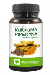 Kurkuma og Piperin 60 Kapsler ALTER MEDICA
